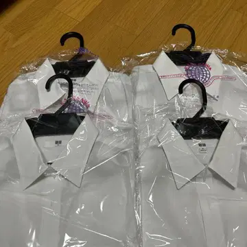 화이트 와이셔츠 4장 세트 M 사이즈