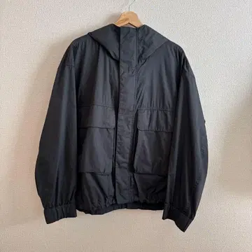 유니클로 U 2024ss 유틸리티 후디드 자켓 L 블랙