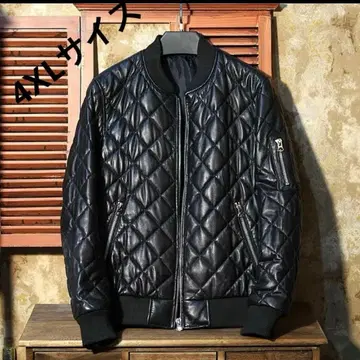 라무 가죽 자켓 천연 가죽 자켓 양가죽 가죽 자켓 4XL 라스트 한 점