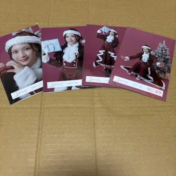 사쿠라자카46 타니구치 아이리 2025년 산타 의상 4종 컴프