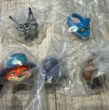 주토피아 2 패션 반지 전 5종 컴프 세트