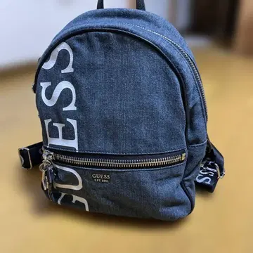 GUESS 데님 백팩