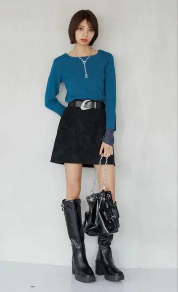 (머신 워셔블) 하이 샥스 레이어드 슬리브