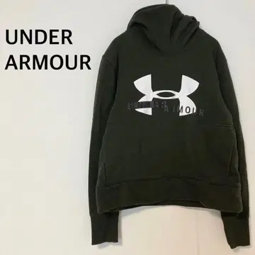 언더아머 UNDER ARMOUR 후드 맨투맨 속기모 카키