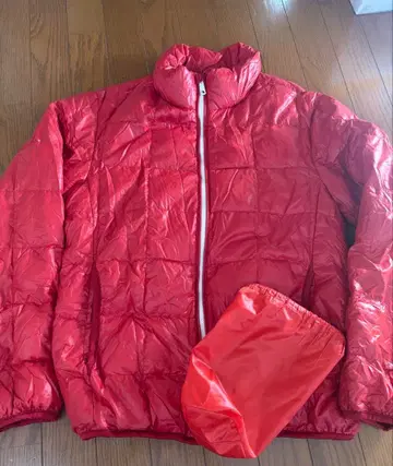 UNIQLO 프리미엄 다운 자켓 M 단종 레드 053479