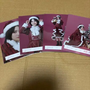 사쿠라자카46 마토노 미오 2025년 산타 의상 4종 컴프