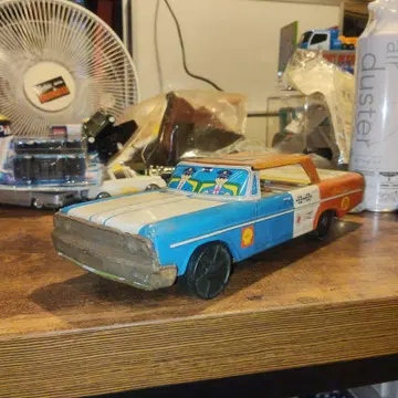 포드 갤럭시 양철 미니카 전체 길이 26cm 일본제