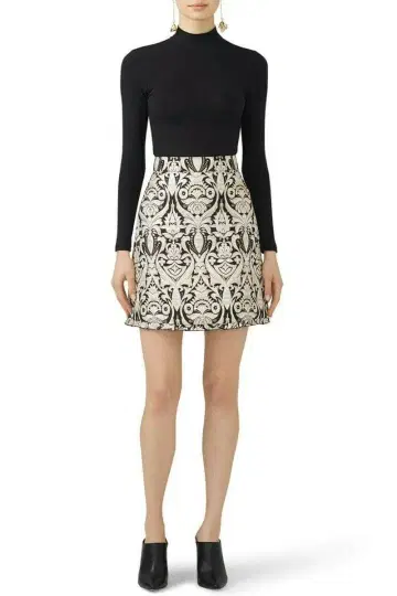 Kate Spade Madison Ave. 자카드 스커트