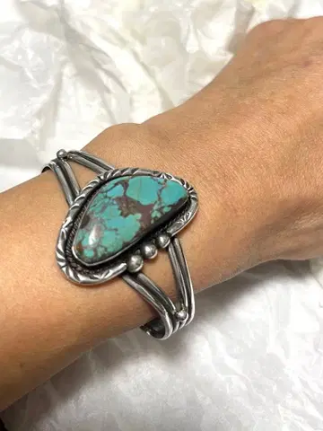 [ 미사용 새상품 ] 터콰이즈 실버 뱅글