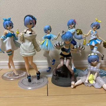 리제로 렘 피규어 8개 세트 [상자 없음]