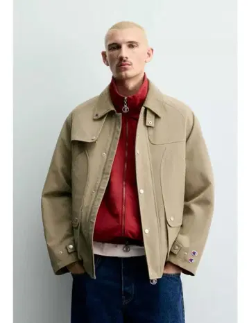 Champion x Zara 트렌치코트