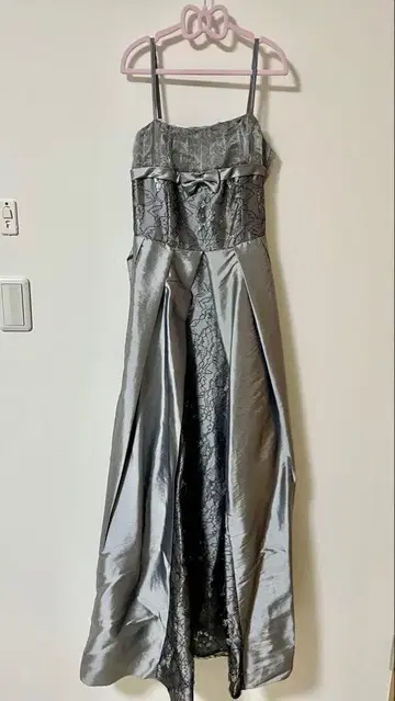 실버 레이스 롱 드레스 (주) 이치옥