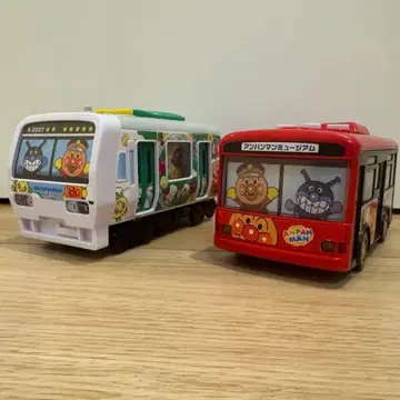 호빵맨 기차 버스 2대 세트 작동 확인 완료