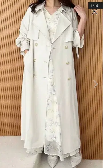 MERCURYDUO 베이직 트렌치코트