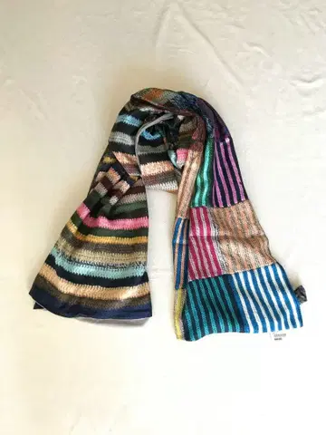 Pierre-Louis Mascia 멀티 컬러 스트라이프 스톨