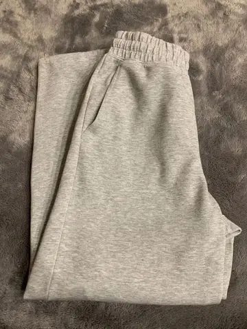 UNIQLO C 맨투맨 와이드 팬츠 S 사이즈 그레이