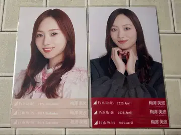 노기자카46 브로마이드 우메자와 미나미 2컴프 묶음 판매