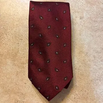 레 코팡 버건디 도트 넥타이 이탈리아제