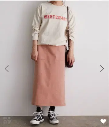 로페 스웨이드 스커트 미사용 택 포함