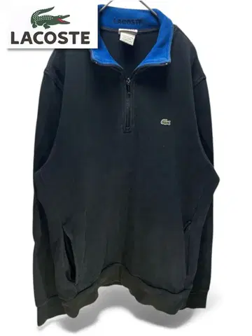 라코스테 하프 지퍼 풀오버 맨투맨 페루산