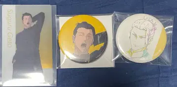 주술회전 전시회 게토 스구루 캔뱃지 클리어 카드