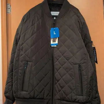 미사용 캘빈클라인 보머 자켓 올리브 L