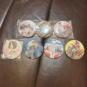 이니셜D 배리배리 전설 MF 고스트 시게노 슈이치 캔뱃지 세트