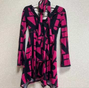 CECIL Mc BEE 기하학 패턴 원피스 헤이세이 갸루