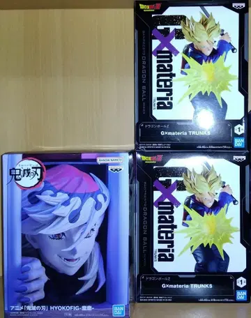프라이즈 피규어 묶음 판매 드래곤볼 귀멸의 칼날 도우마 트렁크
