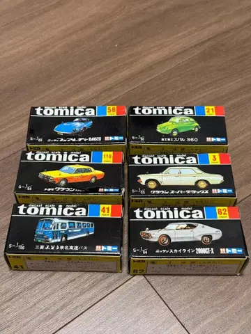 토미카 미니카 세트 6대