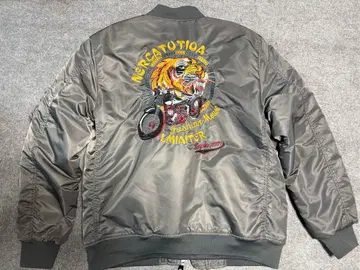 레어 플라이트 자켓 MA-1 와펜 자수 4XL