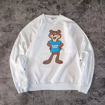 80s USA SUGAR BEAR 래글런 맨투맨