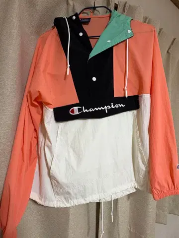 Champion 챔피온 아노락 자켓 오렌지 M 사이즈