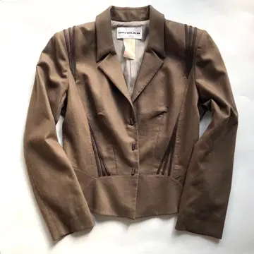 레어 앤틱 뮤그레이 테일러드 자켓 울 캐시미어 80s 90s