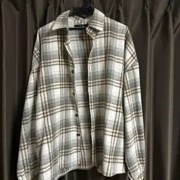 CPCM 체크 무늬 플란넬 셔츠 M