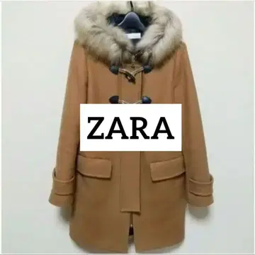 ZARA 깔끔한 더플 코트 카멜