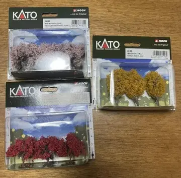 KATO 카토 NOCH 노호 3점 일괄 은행나무, 단풍나무, 벚나무