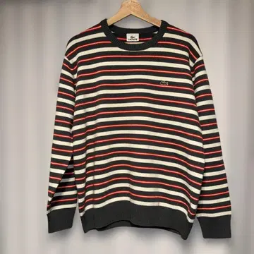 LACOSTE 스트라이프 스웨터 사이즈 5