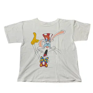 80s 디즈니 로저 래빗 티셔츠