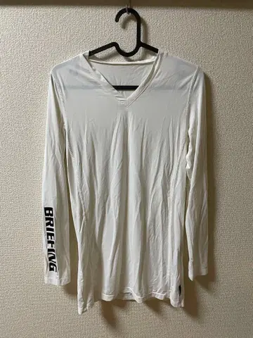 미사용품 BRIEFING 언더셔츠 화이트