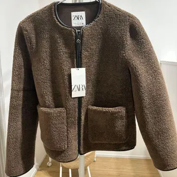 미사용 새상품 ZARA 보아 자켓 보아 코트 보아 블루종