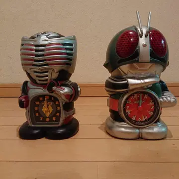 가면라이더 와 가면라이더 류우키 알람 시계 2세트 정크제품