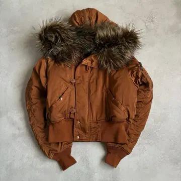 N2B 플라이트 봄버 재킷 N-2B 카멜 쇼트 기장 M