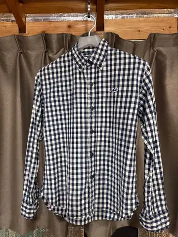 티그르브로칸테 체크 무늬 긴팔 셔츠