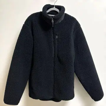 유니클로 방풍 아우터 플리스 자켓 S 블랙