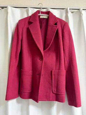 Sybele 버건디 자켓 스커트 세트