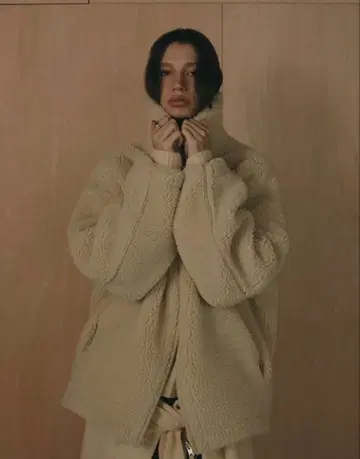 택 포함 새상품 etretokyo 리버서블 보아 블루종