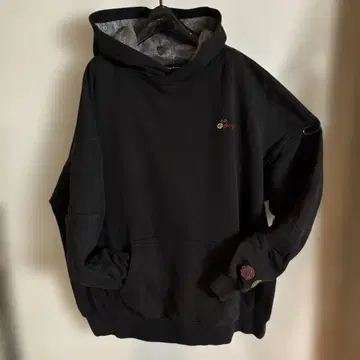 드럭 스토어즈 [코바늘 시리즈] BIG 후드티 블랙