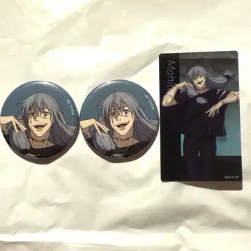 주술회전 전시회 캔뱃지 클리어 카드