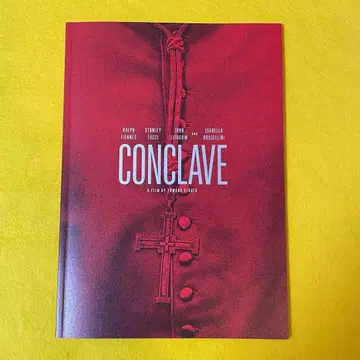 콘클라베 CONCLAVE 교황 선출 영화 팜플렛